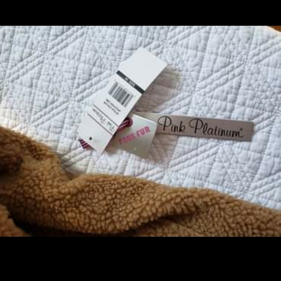 PINK PLATINUM Fuzzy Teddy Bear Coat - NWT - Picture 5 of 5